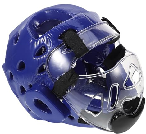 HOMOCONO Set Casco Protettivo Taekwondo con Maschera per Sport da Combattimento in Palestra