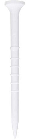 Dilwe Golf Tees, Kunststoff Weiß Golfball Nägel Halter Golf Training Zubehör für Frauen Männer 15 Pcs