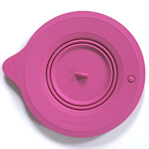 Kitty Professional Silikon Frischhaltedeckel Überzieher, spülmaschinenfest | Kompatibel mit Kitchen Aid mit Airlock-Ventil für 3l 4,3l 4,8l Rührschüsseln (pink)