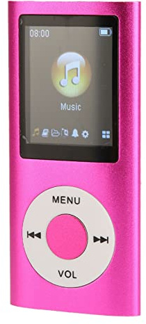 Lettore MP3, Lettore Musicale Digitale, Lettore Musicale Senza Perdita di Dati con Schermo LCD 1.8 Digitale Classico Sottile, Porta Mini USB, Bluetooth e Corpo in Metallo