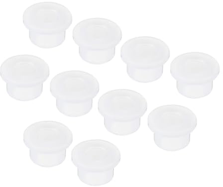 QUARKZMAN 10pz Occhielli in Gomma Diametro Montaggio 16,5mm ID 10mm H 13mm Guarnizioni Trasparenti Protezione Passacavi in Gomma per Cavi Tubi
