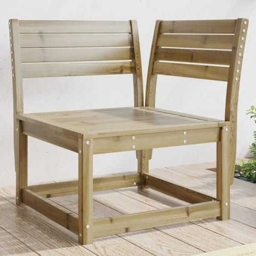 Lauuoeriau Wohnartikel, Gartensofa-Ecke, 73 x 73 x 78 cm, imprägniertes Kiefernholz, Anzugmöbel