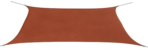 Buzaza Toldo de Vela Rectangular Tela Oxford 4x6 m Terracota Toldo Vertical Exterior Malla De Sombreo
