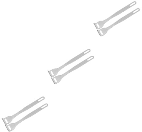 Healeved 3 Set Strumento Per La Pulizia Orale Raschietto Lingua Tongue Scraper Raschietti Dentali Raschietto Per Linguette Raschietto Per Lingua Spazzolino Orale Silver 2 Pezzi * 3