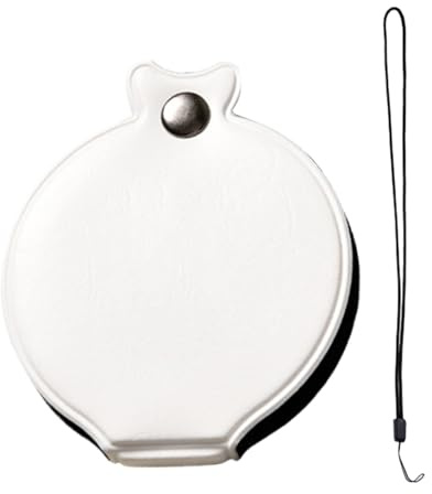 Lente d'ingrandimento tascabile, lente d'ingrandimento con cordino | Lente d'ingrandimento a tre ingrandimenti per gioielli pieghevole strumento di lettura giornaliero