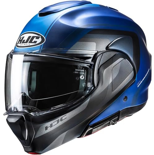 HJC, Casque Moto Modulable F100 REFF MC2SF, XXL