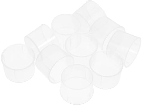 OSALADI Vasos Medidores de Laboratorio de 15 Ml, 10 Unidades, Plástico Pp Transparente Escala Precisa para Mezclar Líquidos, Tazas Medidoras Pequeñas para Cocina, Medicina y Reutilizable
