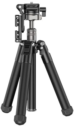 Kompatibel mit Ulanzi, MT-63 26 cm tragbares Mini-Stativ mit 360°-Panoramakopf for horizontale und vertikale Smartphone-Kameraaufnahmen