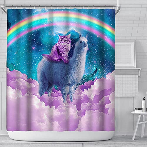 ZZDXW Duschvorhang 180x180 Lila-Petrol-Alpaka Shower Curtains Anti-Bakteriell Duschvorhang Antischimmel Waschbar Duschvorhänge Polyester mit 12 Duschvorhangringen Duschvorhang Grau