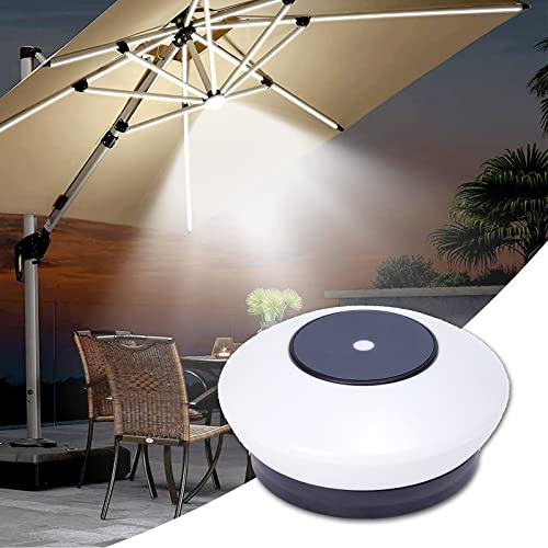 Lampes pour Parasol Rechargeable, LED Rechargeable Lumiere de Parasol, 8 Couleurs Changeantes, pour la Lumière D'atmosphère de Drapeau National de Camping de Terrasse Extérieure-LSYFCL(Color:Light