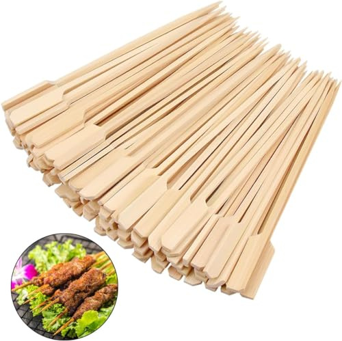 Brochettes en bois Golf pour barbecue pour grillades et cuisson Batonnets en bambou - Golf Skewers (200, 15cm)