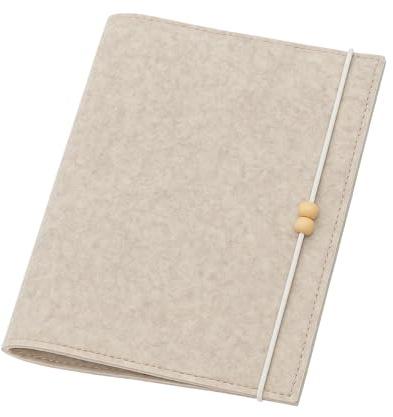 Beliah – Funda para pasaporte de madre de fieltro – Funda protectora para pasaporte de madre – Organizador – Embarazo – Regalo para embarazadas – Bolsillo, Beige Sin Estampado, Mutterpass-Größe