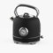 GEEPAS Electric Kettle | Vintage Cordless Stainless Steel Rapid Boil for Hot Water Tea Coffee | Auto Shut-Off 360° Swivel Base Temp Gauge Boil Dry Protection | 2 Yr Warranty 1.7L 3000W Retrovive Black