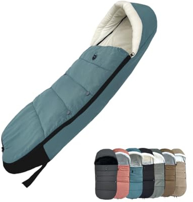 Saco universal para cochecito Babyzen YOYO/YOYO2 y Bugaboo, base de tela impermeable, fácil de limpiar, funda cálida para cochecitos