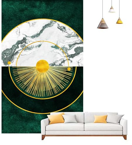 Alfombrilla calefactora eléctrica para suelo, calentador de pies, alfombra calefactora eléctrica, almohadillas calefactoras eléctricas, calentador de ambiente(A,55x90cm)