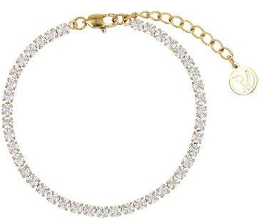 PAUL VALENTINE - Damen Armband Edelstahl - mit Zirkonia Stein
