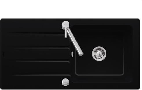 Villeroy & Boch Architectura 60-3360 02 J0 Chromit Keramikspüle Excenterbetätigung