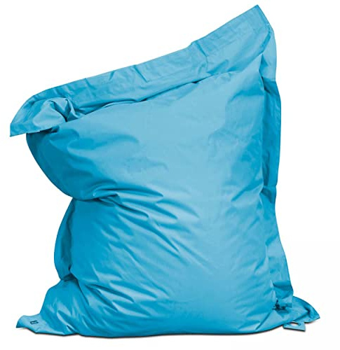 Solys Housse Vide de Pouf de Jardin en Polyester Azul 180 x 145 cm