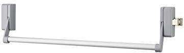 THIRARD - Serrure Anti-Panique D-Cross pour Porte d'Entrée - 1 Pt Latéral Réversible - Structure Conforme Norme Européenne CE NF EN1125 - Barre Aluminium 1150 mm Max - Gris