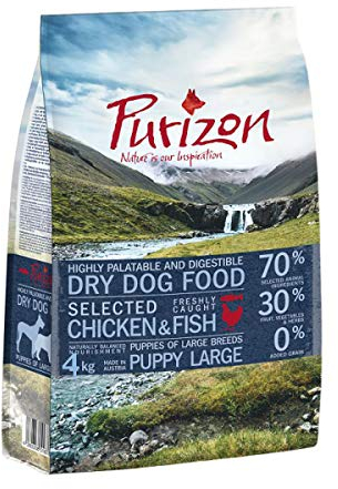 PURIZON Puppy Large Breed Dog - Getreidefrei Huhn & Fisch 4kg