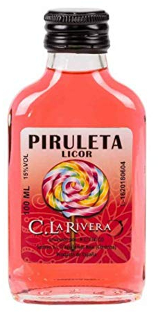Lote de 15 Botellas Petaca de Licor de Cristal Piruleta. Regalos Originales. Complementos. Detalles para Bodas, Comuniones, Bautizos y Cumpleaños. CC