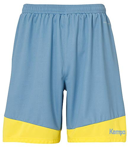 Kempa barn känsla 2.0 shorts dove blau/limonengelb 140