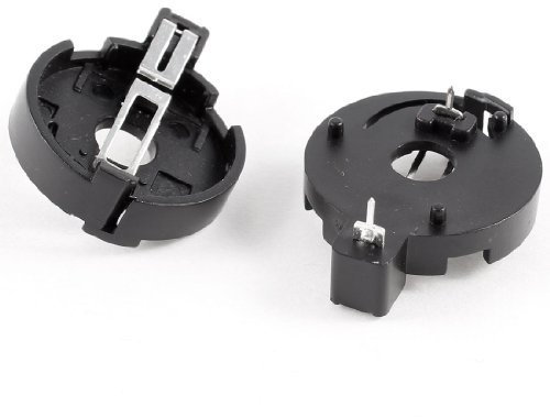 N/A - 2 pilas CR2032 para tapa de celular, 2 unidades, color negro