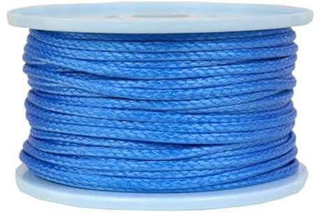 Dyneema Corde tressée en Dyneema Bleu Diamètre 4 mm 50 m