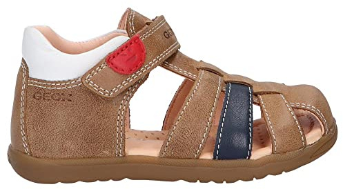 Geox B Sandal Macchia Boy, Primeros Pasos para Bebé Niño, Marrón (Caramel) , 20 EU