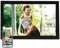 Denver PFF1037 Digitaler Bilderrahmen mit Glasdisplay und WiFi, 10.1 Zoll, Elektronischer Bilderrahmen 16GB mit FRAMEO App, IPS Touchscreen, Auto-Rotate, Micro SD Slot, Schwarz