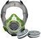 BLS Maschera intera 5600 b-lock 202 P3 R | 1 Maschera intera + 2 Filtri antipolvere 202 P3 R | Certificato CE | Made in Europe