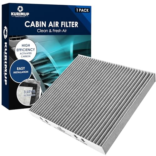 KURIMUP CF11183 Premium Cabin Air Filter with Activated Carbon, Fit for Dodge Durango (2011-2023), Jeep Grand Cherokee (2011-2021)/Grand Cherokee WK (2022)