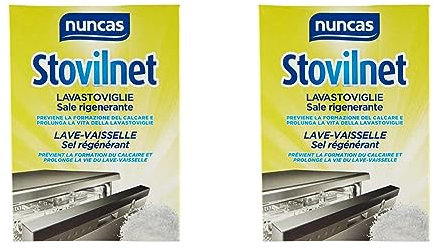 nuncas Stovilnet Lavastoviglie - Sale rigenerante - 1500g (Confezione da 2)