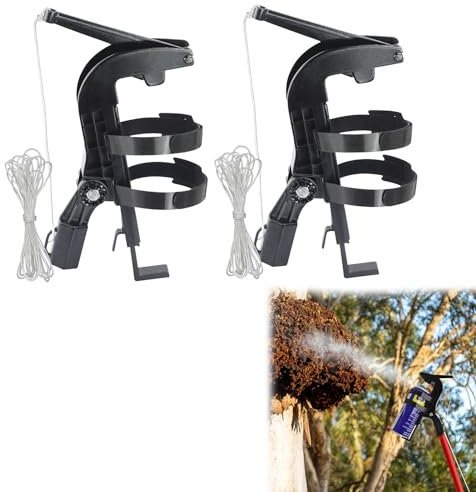 2 botes de spray de extensión para varillas de extensión, adaptador de soporte de ajuste para avispas, avispones y abejas de gran alcance, 2 unidades