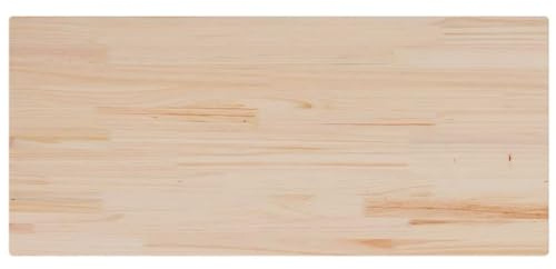 vidaXL Tischplatte 90x40x1,7 cm Rechteckig Massivholz Kiefer