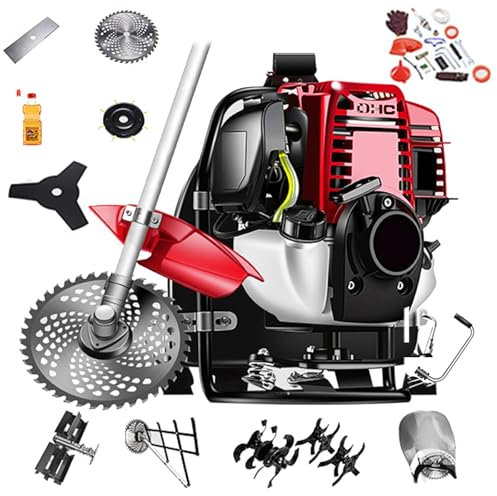 Tagliaerba a Benzina a 4 Tempi, Tagliasiepi a Benzina, Tagliasiepi a Gas, Mangiatore di Erbacce, Potatore, Sega, Asta, Sega, Motozappa, Motozappa, per Paesaggistica, Agricoltura, Ornamenti da Prato, O