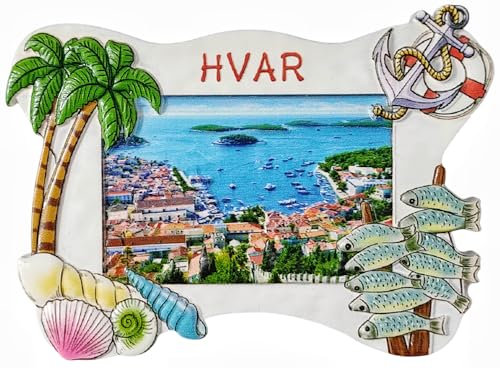 Hvar Kroatien Kühlschrankmagnet Reise Souvenir Kühlschrank Dekoration Magnet Aufkleber 3D Handwerk