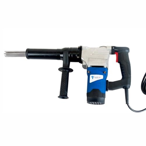 Pneumatic Needle Scaler Electric Needle Scaler, Deburring Tool, Aluminum and Hardened Steel Needles, Pneumatic Versatile Pistol Needle Scaler for Removing Stubborn Rust Paint and Slag,220V