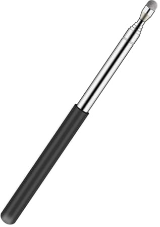 TPZORJX Puntatore Telescopico per Insegnanti Allungabile Mano Bastone Puntatore Mini Bastone Retrattile per Insegnanti Puntatore Dito per Insegnanti in Classe Ausili per Insegnanti (Nero)