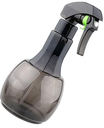 DEARMAMY Botella de Spray Pulverizadora de 400ml, Plástico Ligero y Portátil, Pulverizador de Agua para Peluquería y Riego de Plantas, Uso Continuo