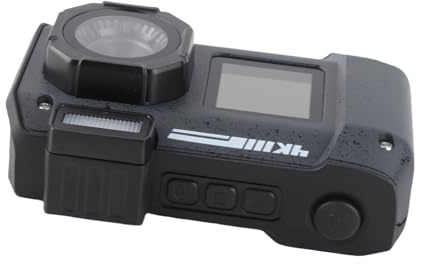 Alomejor Fotocamera Digitale Subacquea 4K 65MP Batteria a Lunga Durata a Doppio Schermo per Immersioni con Snorkeling (BLACK)