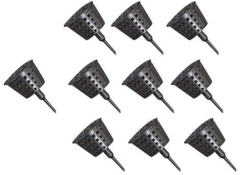 Kichvoe Cestini per Fertilizzante in Plastica con Coperchio 22 Pezzi, Contenitori per Fertilizzazione Piante da Giardino, Accessori per Bonsai con Punta Facilitatrice per Inserimento