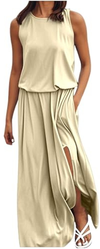 Abiti Estivi Donna Vestito Estivo Donna Abito Cotone Curvy Da Mare Vestiti Vestitino Maglina Lungo Prendisole Freschi Larghi Taglie forti Sportivo Eleganti 5Xl Leggero Elegante Spiaggia T Shirt