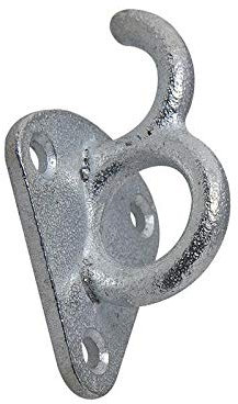 APT 10x Planenhaken Anhänger mit Zurröse 70x45mm Netz-Haken Abspannhaken Metall
