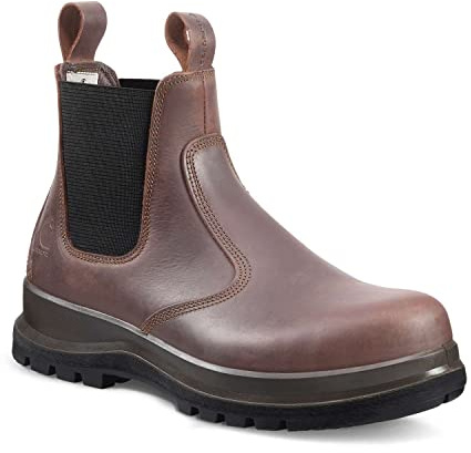 Carhartt Carter Chelsea Boot, unisex Chelsea-stövlar, Mörkbrunt, 39 EU