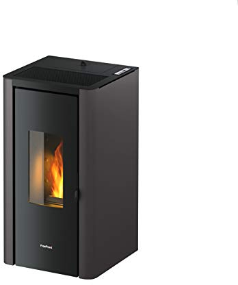 Pelletofen Indigo, Anthrazit, 7 kW, belüftet, Free Point - Cadel 70190054