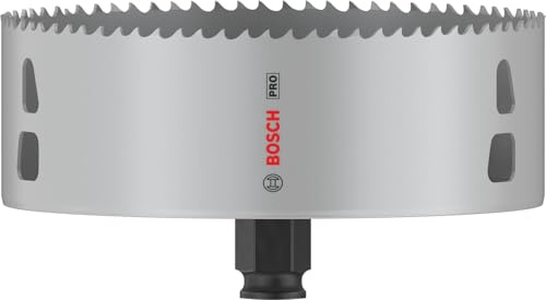 Bosch 1x PRO Multi Material PC Plus Lochsäge, 140 mm | für Weichholz, Trockenbauwand, Ø 140 mm, Professional Zubehör Bohrmaschine