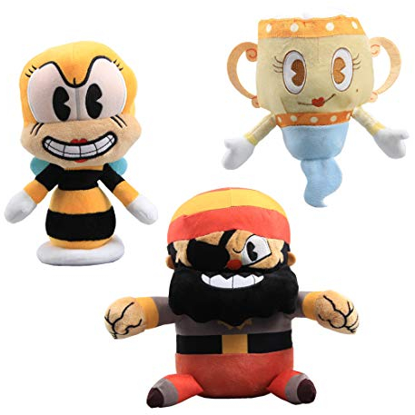 uiuoutoy Plush Captain Brineybeard Legendary Chalice Rumor Honeybottoms Toys Soft Dolls Set of 3