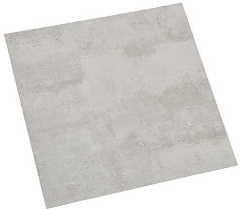 vidaXL PVC-Fliesen Selbstklebend 20 Stk. 1,86 m² Hellgrau