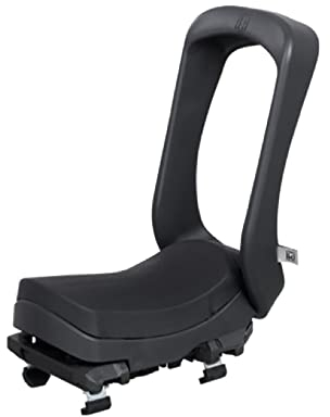 URBAN IKI Kindersitz Junior Bike Sitz Bincho Black/Bincho Schwarz 5-10 Jahre (max 35 kg) Trägeranzug (120 bis 175